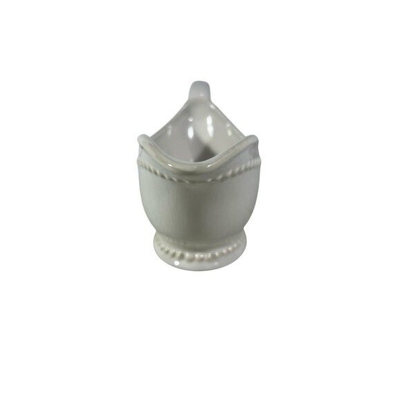 Pavillion by Princess House Gravy Boat Beadd Pattern Cream Color *READ - Picture 8 of 12